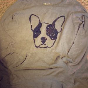 Gray old navy French bulldog image